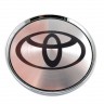 Колпачок ступицы Toyota 63/58/8 хром черный