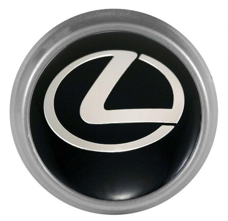 Колпачки на диски ВСМПО со стикером Lexus 74/70/9 хром 