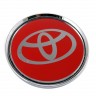 Колпачок ступицы Toyota 63/58/8 хром красный  
