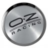Заглушки для диска со стикером Oz Racing (64/60/6) хром  