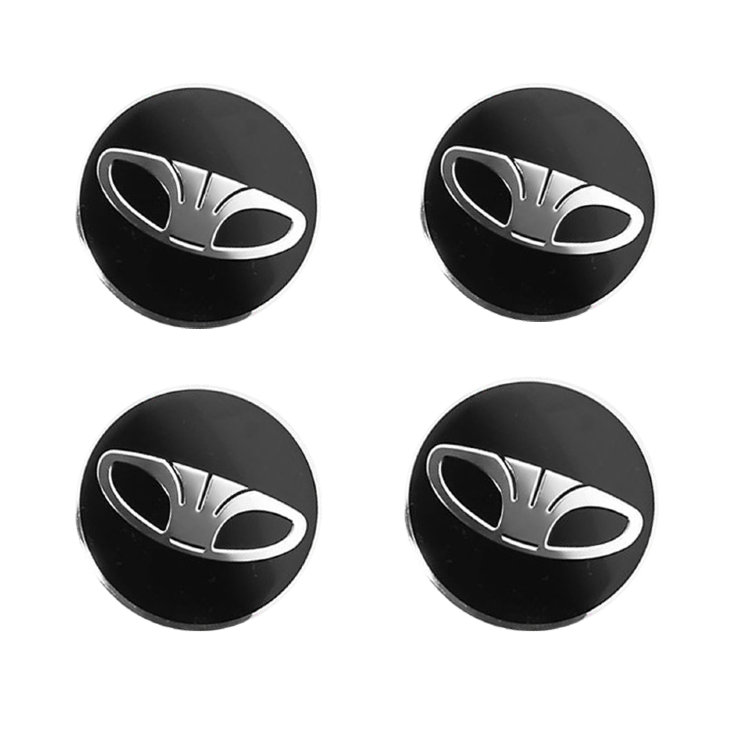 Наклейки на диски Daewoo black сфера 60 мм