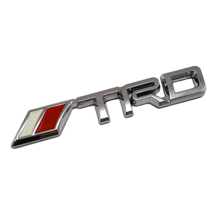 Логотип трехмерный TRD хром 143*23 мм