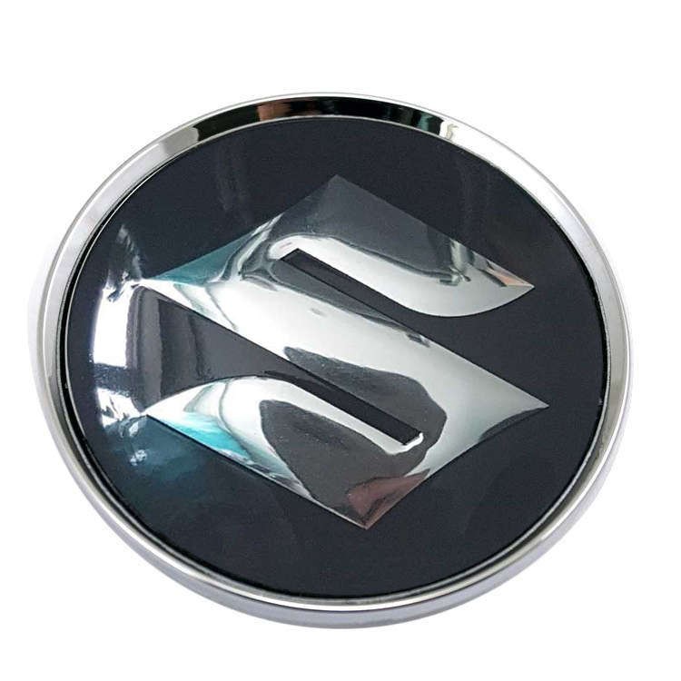 Колпачок ступицы Suzuki 63/58/8 хром черный 