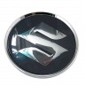 Колпачок ступицы Suzuki 63/58/8 хром черный 