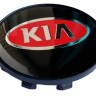 Колпачок на литые диски KIA 58/50/11 красный