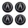 Колпачок на диски Acura 60/55/7 черный/хром