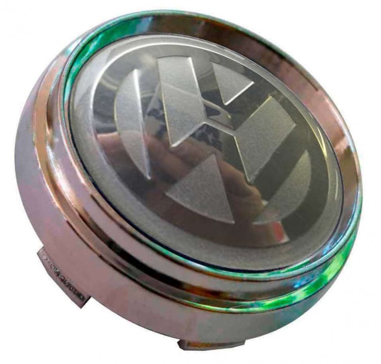 Заглушка ступицы Volkswagen 66/62/9 хром 