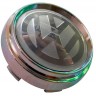 Заглушка ступицы Volkswagen 66/62/9 хром 