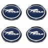 Колпачок на диск Ford Wolf 59/50.5/9 синий 