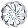 Колпак колеса АК189 R15 ABS пластик серебристый 