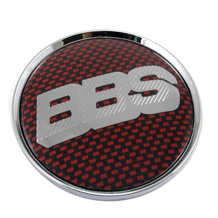 Колпачок ступицы BBS 63/58/8 красный/хром 