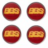 Колпачок ступицы BBS (63/59/7) красный карбон желтый 