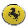Колпачок ступицы Ferrari 63/58/8 желтый/черный 