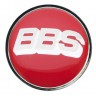 Колпачок ступицы BBS (63/59/7) хром красный 