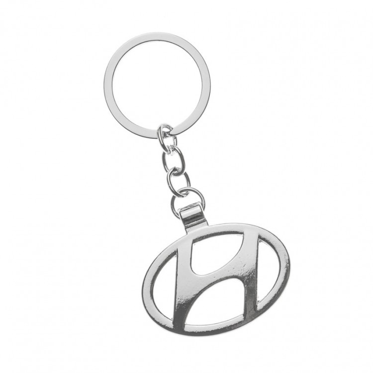 Брелок Hyundai хром на цепочке