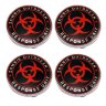 Колпачок для литого диска со стикером Zombie 60/56/9 