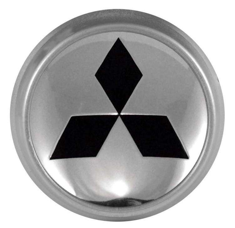 Колпачки на диски ВСМПО со стикером Mitsubishi 74/70/9
