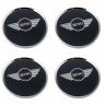 Колпачок ступицы Mini Cooper 63/58/8 черный/хром 