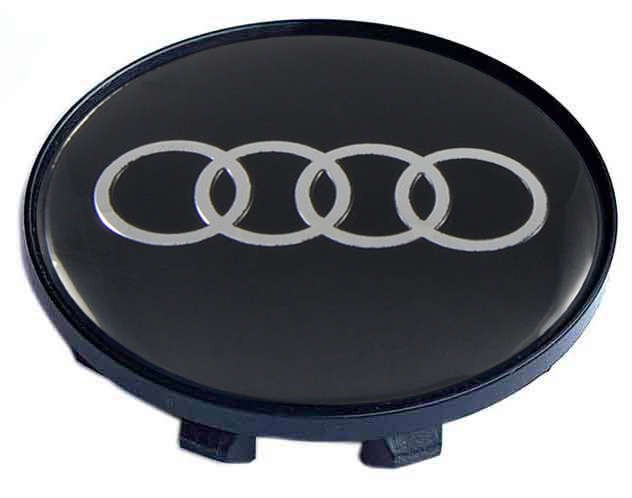 Колпачок на литые диски Audi 58/50/11 черный 