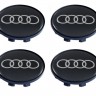 Колпачок на литые диски Audi 58/50/11 черный 