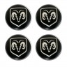 Колпачок на диски Dodge 60/55/7 черный/хром