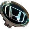 Заглушка ступицы диска Honda 74/69/12 black хром