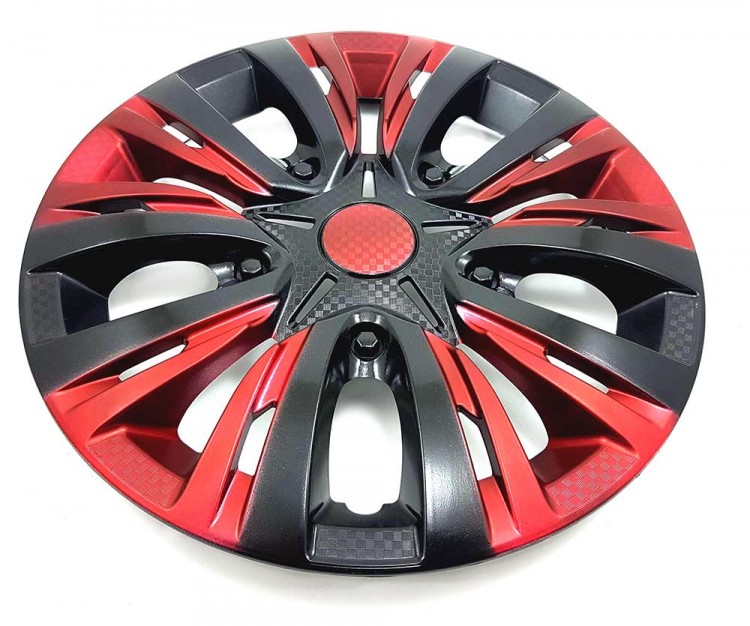 Колпак на колеса Lion Carbon Red Mix 13
