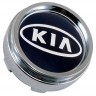 Колпачок ступицы KIA 60/56/6 хром-черный