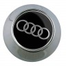 Колпачок на диски Audi 64/60/6 хромированный конус
