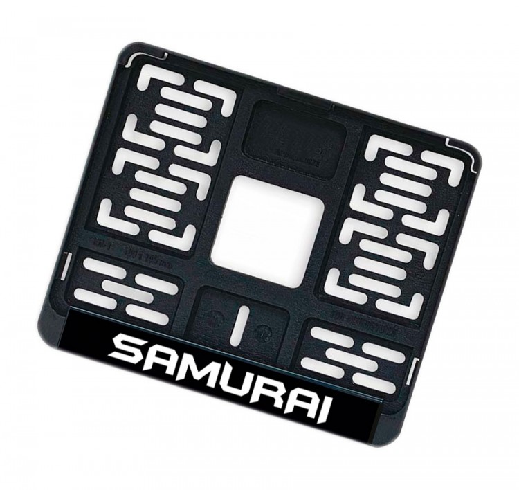 Рамка для номера мотоцикла Samurai 190х145 мм
