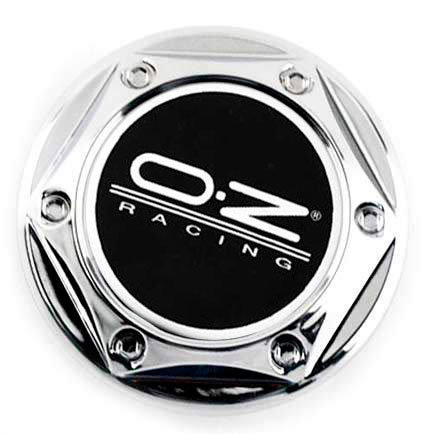Колпачок на диски OZ black 68/62/10 гайка хром