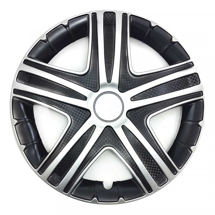 Колпак на колеса Senator Carbon Trafaret R16