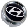 Колпачок ступицы Hyundai 60/56/6 хром-черный