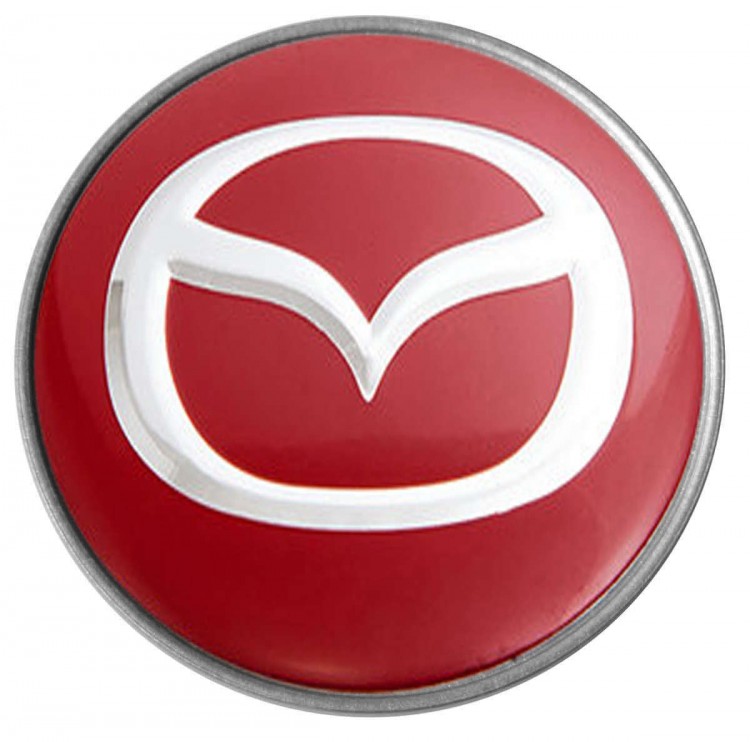 Колпачок на диски Mazda 60/55/7 красный