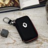 Чехол для ключей Renault фактурная кожа премиум