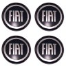  Набор заглушек литых дисков
Fiat 63/58/8 хром-черный