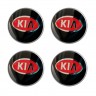 Колпачок на диски Kia 60/55/7 черный красный