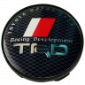 Колпачки для дисков Toyota TRD 60/56/9 карбон/черный 