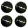 Наклейки на диски Vossen black сфера 65 мм