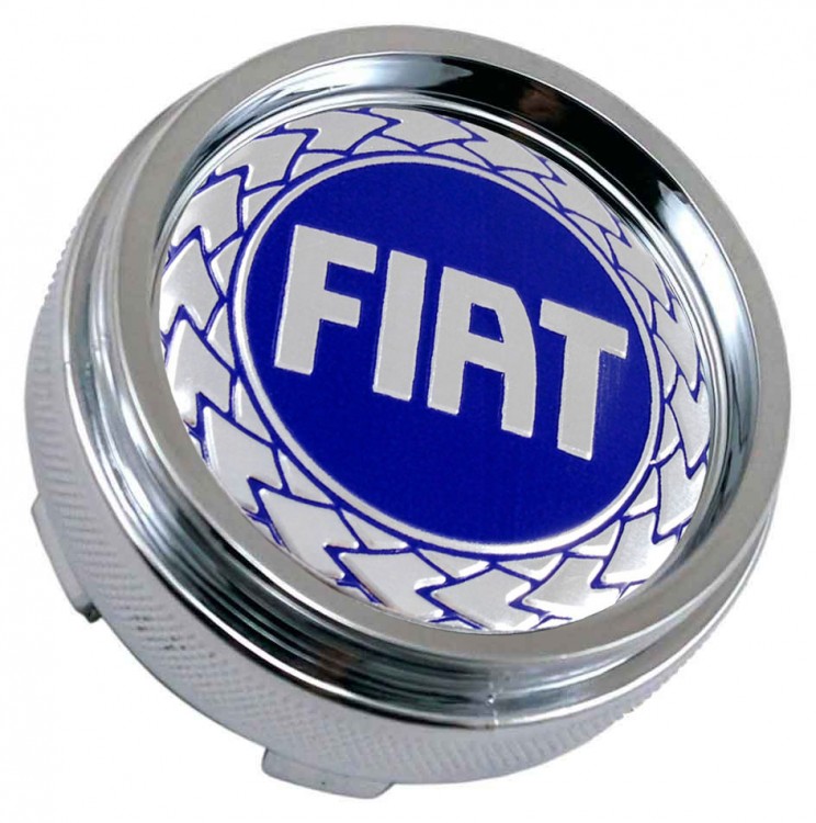 Колпачок ступицы Fiat 60/56/6 хром-синий