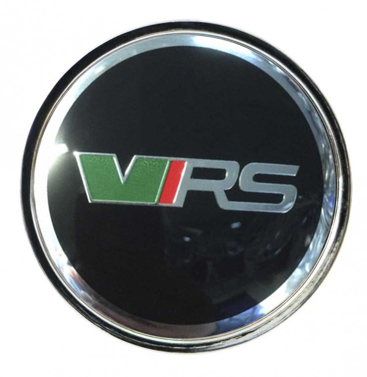Колпачок ступицы Skoda VRS (63/59/7) хром черный