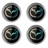 Заглушка на диски Mazda 74/70/9 черный