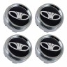 Колпачок ступицы Daewoo 60/56/6 хром-черный