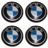Колпачки в литые диски 4 шт
BMW 63/58/8 черный+хром