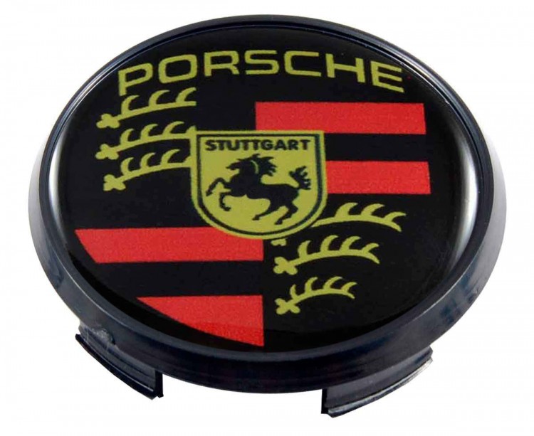 Заглушка ступицы Porsche 66/62/10 black  
