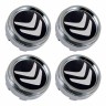 Колпачок ступицы Citroen 60/56/6 хром-черный