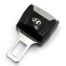 Заглушка с гнездом под ремень Hyundai черная