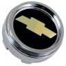 Колпачок ступицы Chevrolet 60/56/6 золото-черный