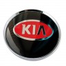 Колпачок ступицы Kia 63/58/8 черный красный 