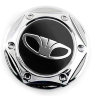 Колпачок на диски Daewoo 68/62/10 черный-хром гайка